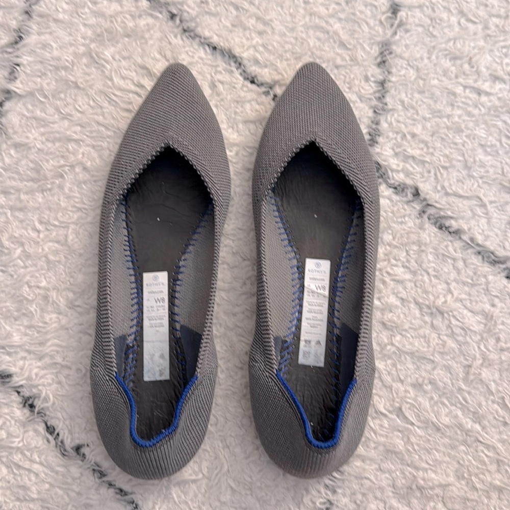 Rothy’s Point - Gray - size 8